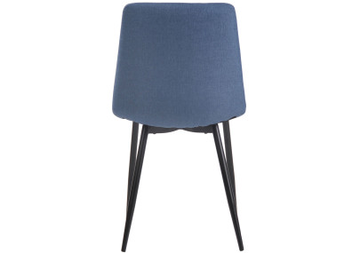 Chaise Telde, tissu bleu