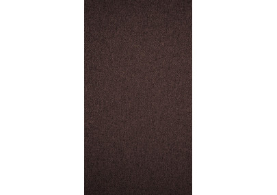 Silla de comedor Zadar, tela marrón oscuro antiguo