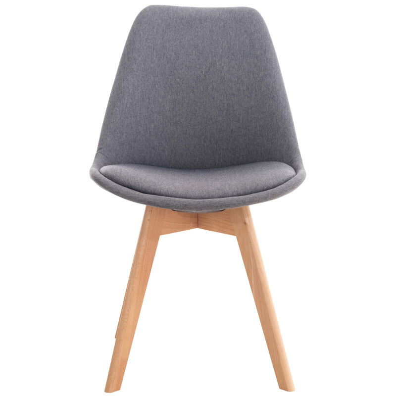 Silla Linares, tela gris