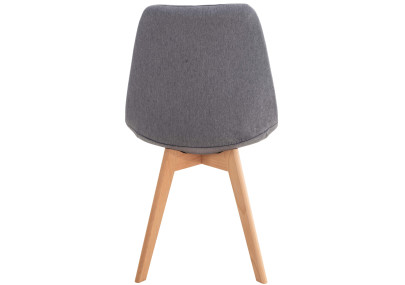 Silla Linares, tela gris