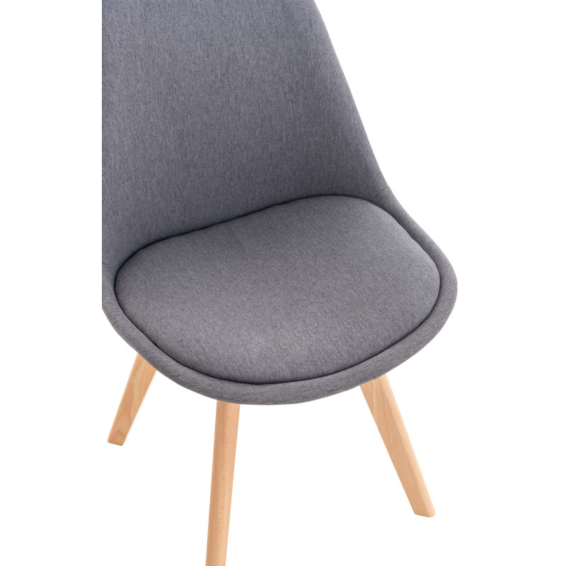 Silla Linares, tela gris