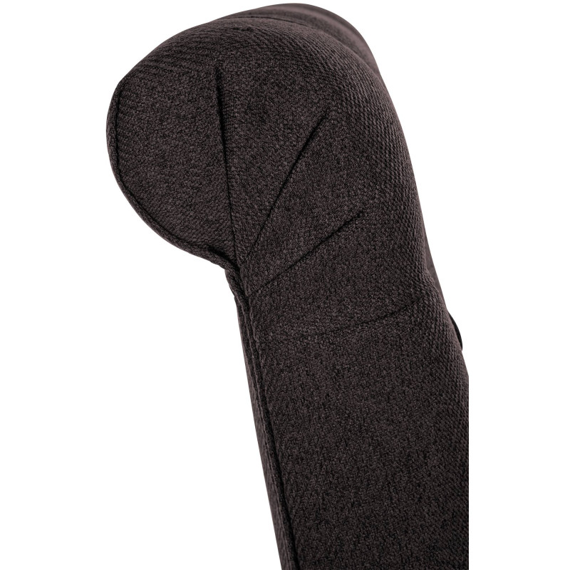 Sedia da pranzo Lisburn, tessuto nero