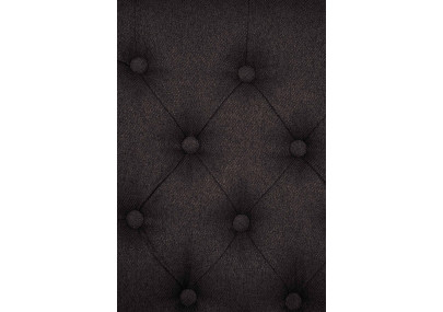 Chaise de salle à manger Lisburn, tissu noir