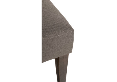 Chaise de salle à manger Lisburn, tissu taupe
