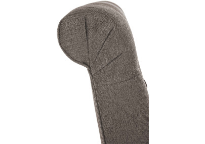 Silla de comedor Lisburn, tela topo