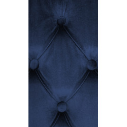 Lisburn Chaise de Sala de Jantar, Veludo, Azul