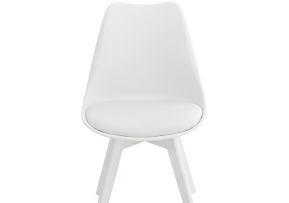 Cadeira de descanso Linares branca/branca