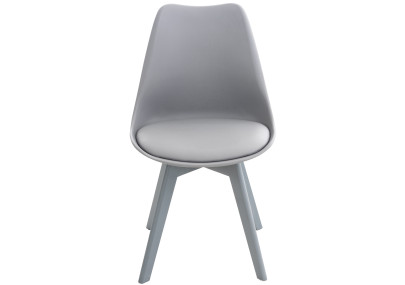 Chaise Linares, gris/gris