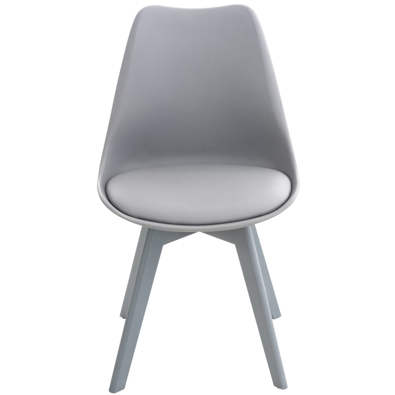 Chaise Linares, gris/gris