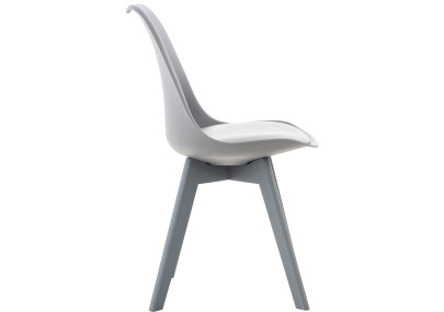 Sedia Linares, grigio/grigio