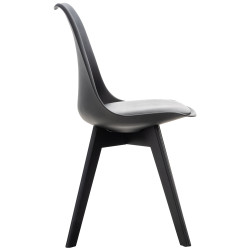 Chaise Linares, negro/negro