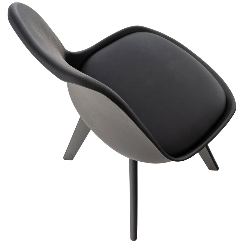 Chaise Linares, negro/negro