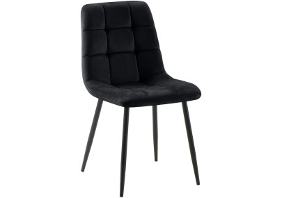 Silla de comedor Antibes, negra