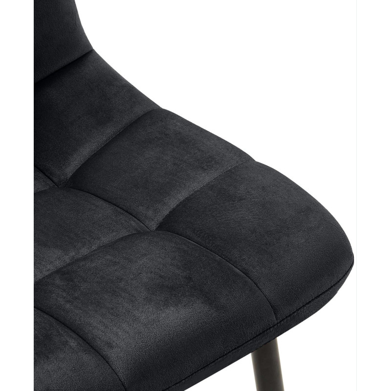 Sedia da pranzo Antibes, nera