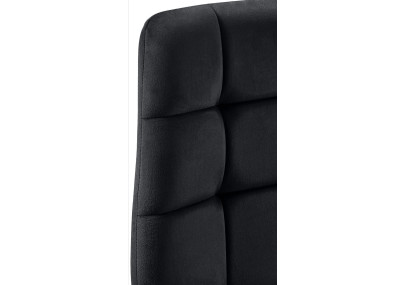 Chaise de salle à manger Antibes, noire