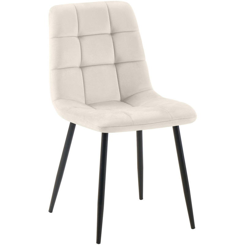 Cadeira de jantar Antibes branco creme