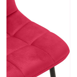 Chaise de salle à manger Antibes rouge