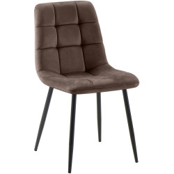 Silla de comedor Antibes marrón