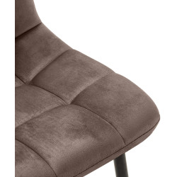 Silla de comedor Antibes marrón