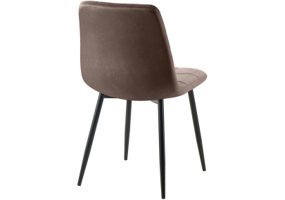 Chaise de salle à manger Antibes marron