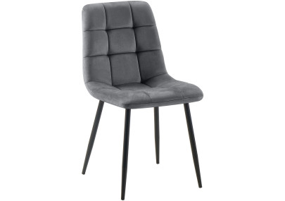 Chaise de salle à manger Antibes, gris foncé