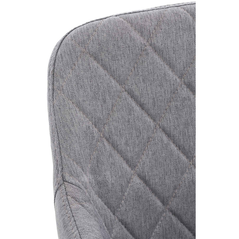 Chaise de salle à manger Shila, tissu gris