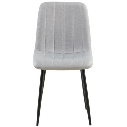 Sedia Dijon, tessuto grigio