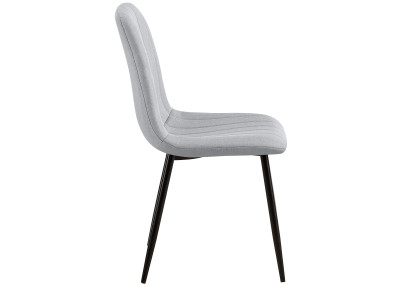 Chaise Dijon, tissu gris