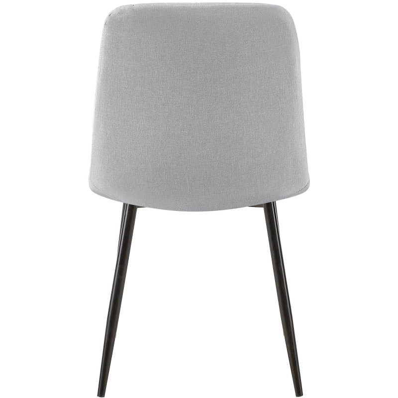 Sedia Dijon, tessuto grigio