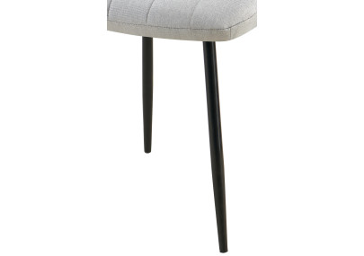 Chaise Dijon, tissu gris