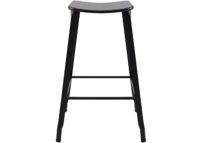 Tabouret de bar noir pivoine