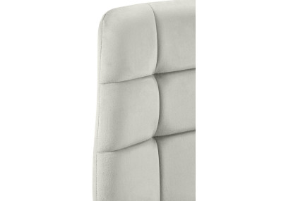 Chaise de salle à manger Tilde, velours gris