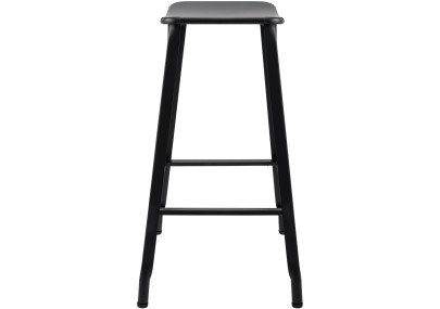 Tabouret de bar noir pivoine