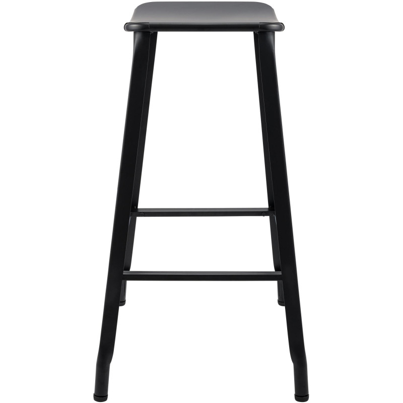 Tabouret de bar pivoine noir