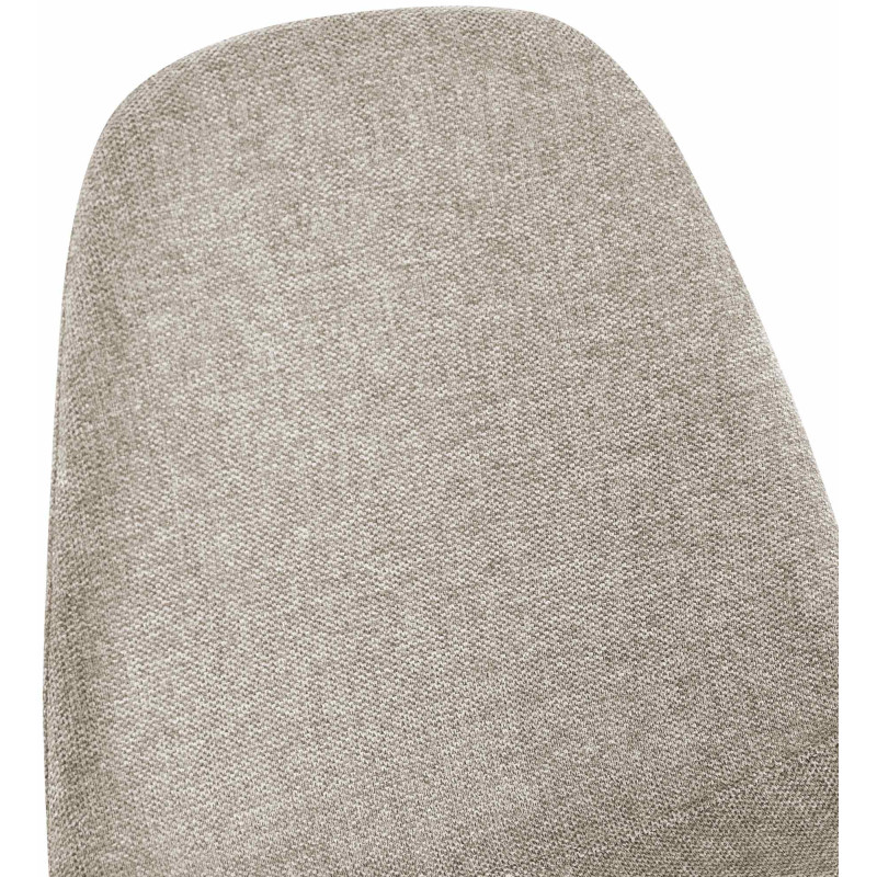 Napier Silla de comedor, tela crema