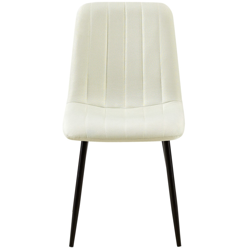 Silla Dijon, tela crema