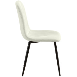 Silla Dijon, tela crema