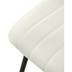 Silla Dijon, tela crema