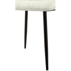 Silla Dijon, tela crema