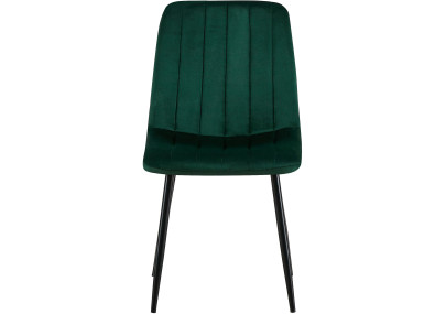 Fauteuil Dijon, velours vert