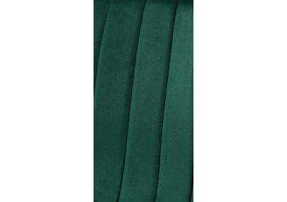 Fauteuil Dijon, velours vert