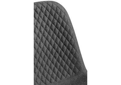 Chaise Giverny, tissu gris foncé