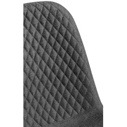 Chaise Giverny, tissu gris foncé