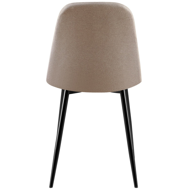 Chaise Giverny, tissu gris