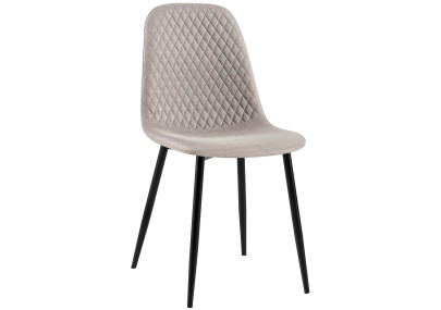 Chaise Giverny, tecido cinza