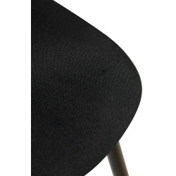 Sedia Giverny, tessuto nero