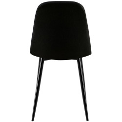 Sedia Giverny, tessuto nero