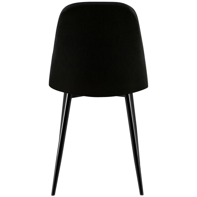 Sedia Giverny, tessuto nero