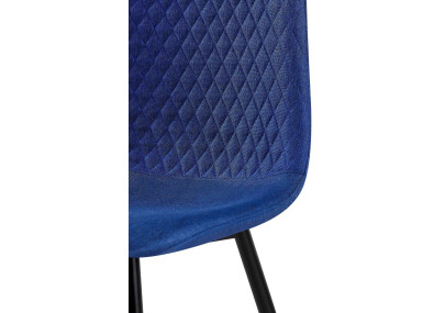 Chaise Giverny, tissu bleu