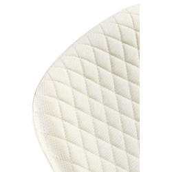 Poltrona Giverny, tessuto crema